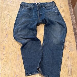 Agolde Kye Midrise  Women's Medium Blue Straight Jeans